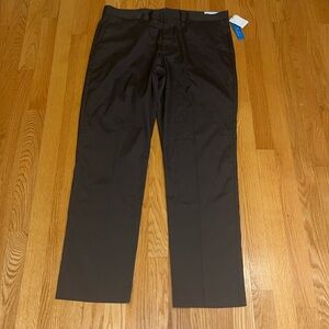 NWT Perry Ellis Portfolio Travel Luxe pants in dark gray. 36x32